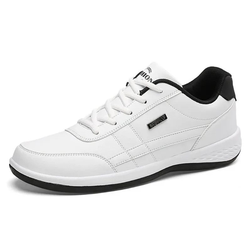 Men's 2024 New Spring and Autumn Fashion Lightweight Board Shoes Trendy White Shoes Versatile Men's Sports and Leisure Shoes