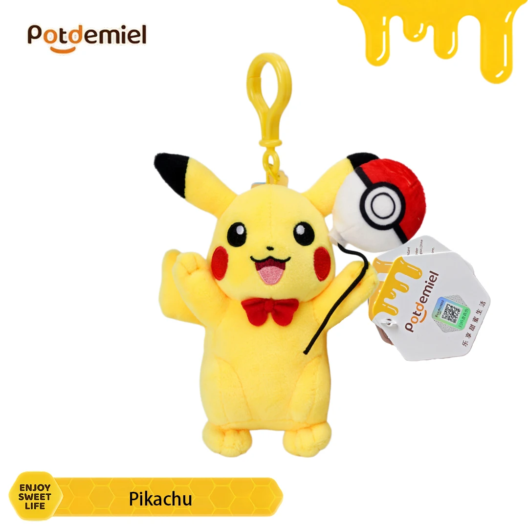 Potdemiel Pokemon Pikachu Stuffed Pendant Handbag Decoration Wallet Decoration Backpack Ornament Party Favor Unisex Durable
