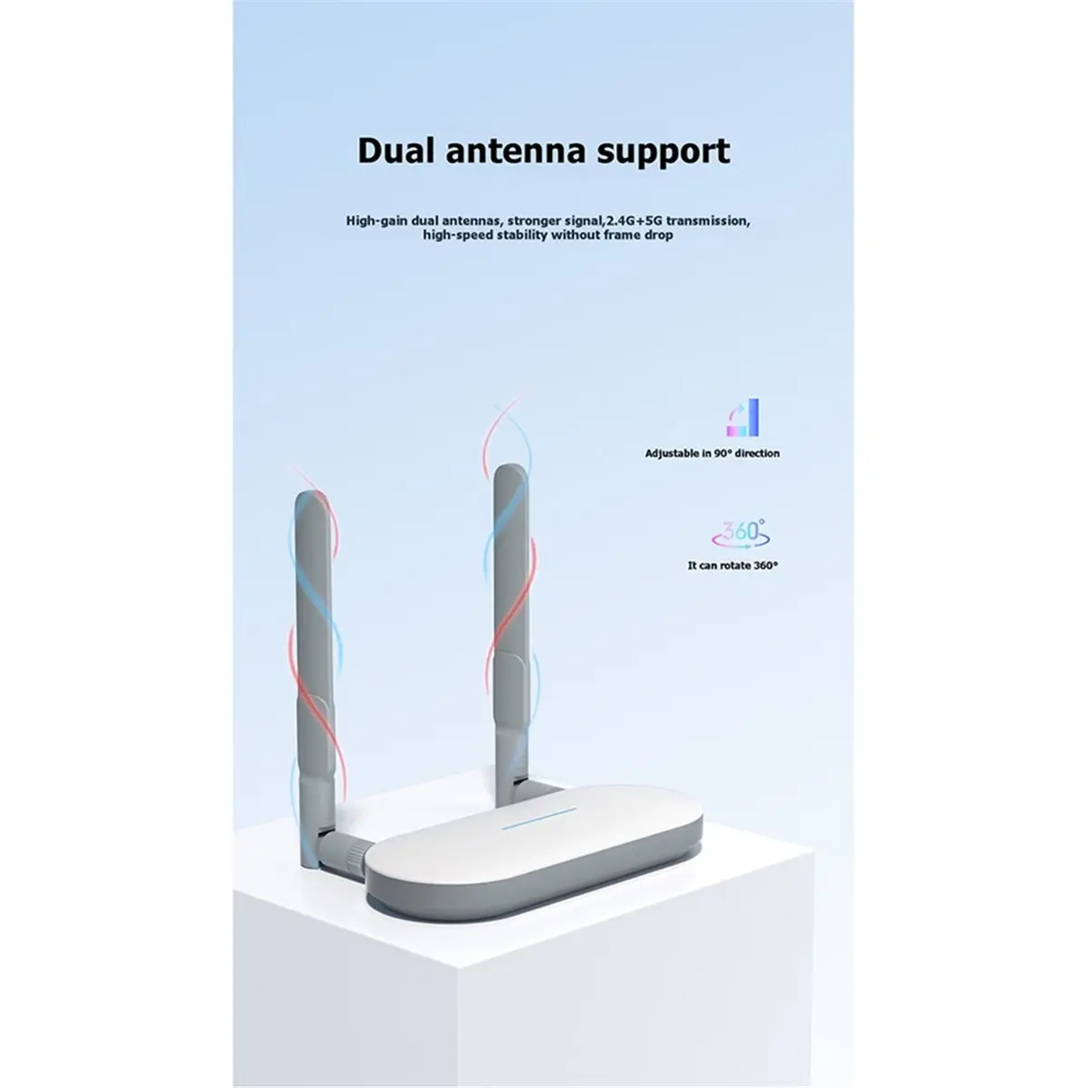 useful 50m 5G HDMI-Compatible Wireless Extender WiFi Display Dongle Long Range HDMI-Compatible Video Transmitter Receiver Kit