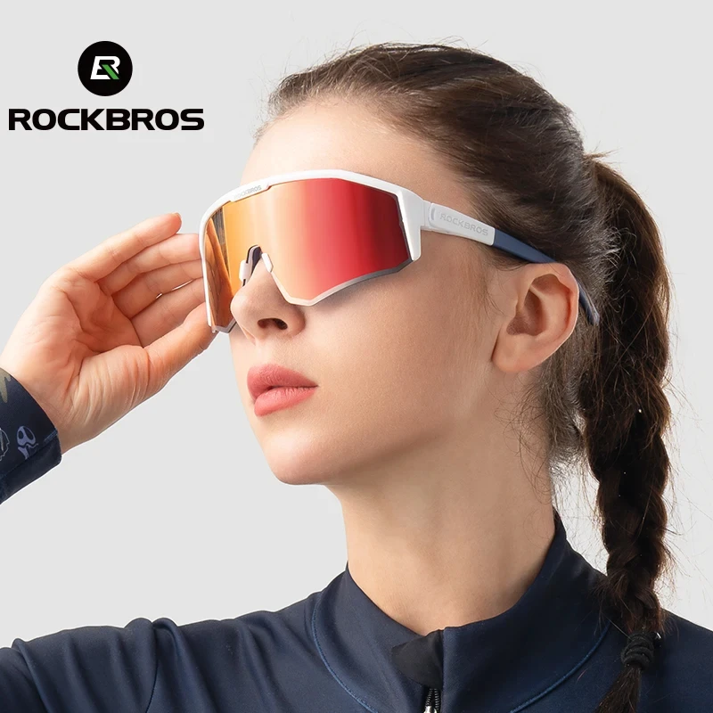 ROCKBROS Cycling Glasses UV400 Polarized Bike Eyewear Outdoor Sports Sunglasses MTB Glasses Road Riding Racing Bicycle Goggles