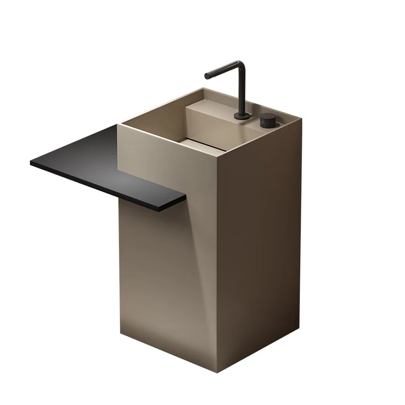 

Hotel villa, stainless steel toilet, column basin, homestay washbasin, integrated countertop, floor-standing washbasin, balcony