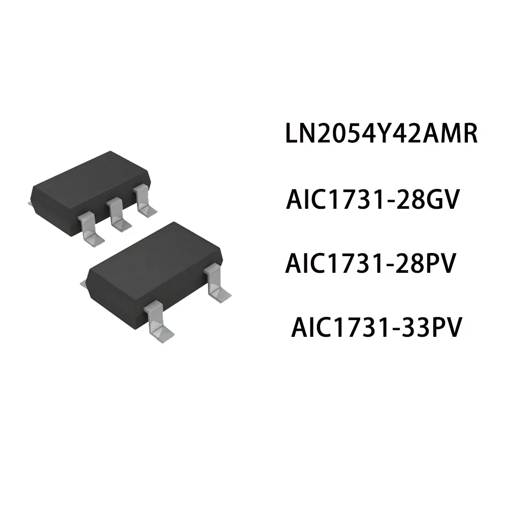 20pcs/lot Triode Transistor AIC1731-28PV AIC1731-33PV  LN2054Y42AMR AIC1731-28GV SOT23-5 in stock