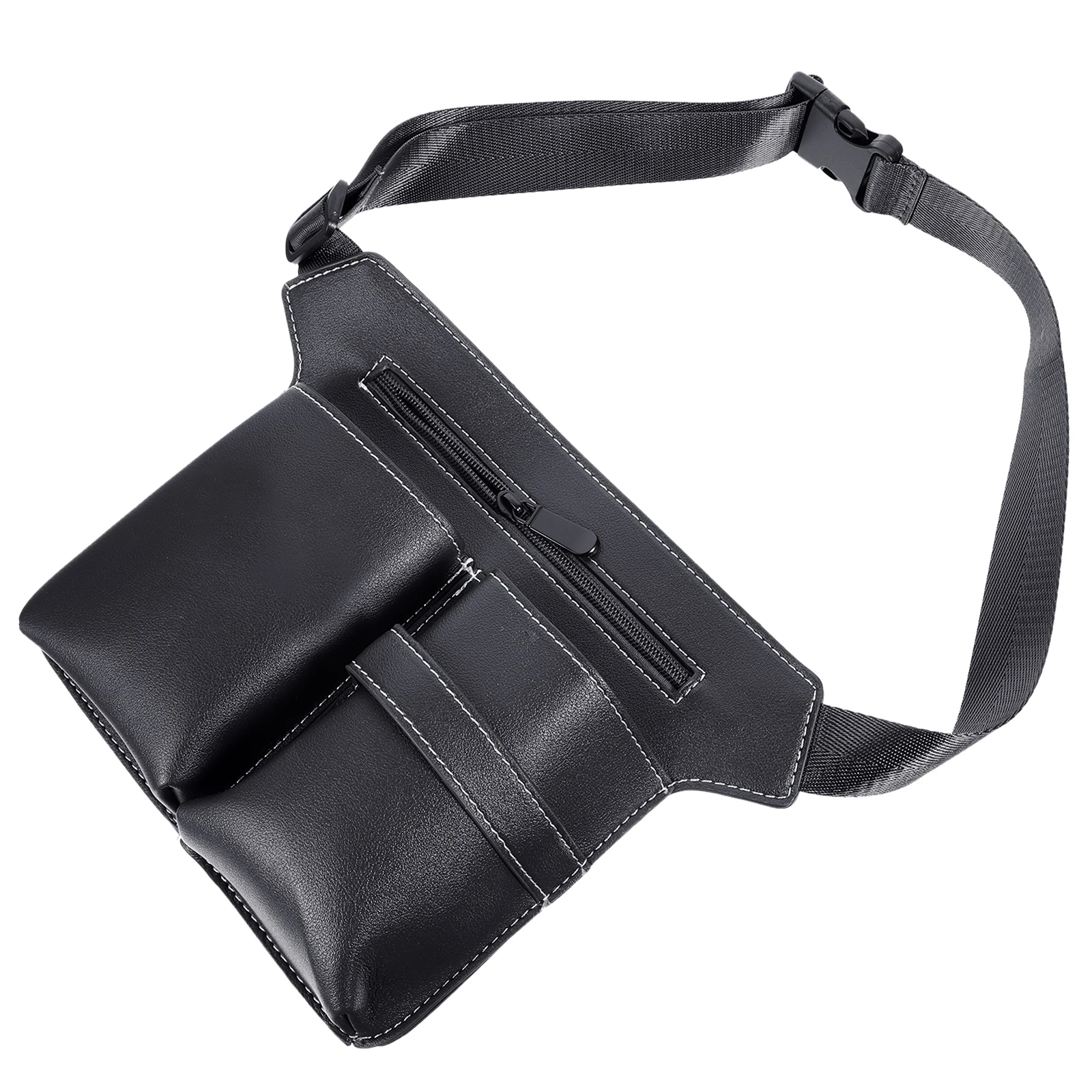 

Professional Hairdresser Waist Pack Black Large Capacity Scissors Belt Stylist Toolkit Salon Bag Storage Pouch