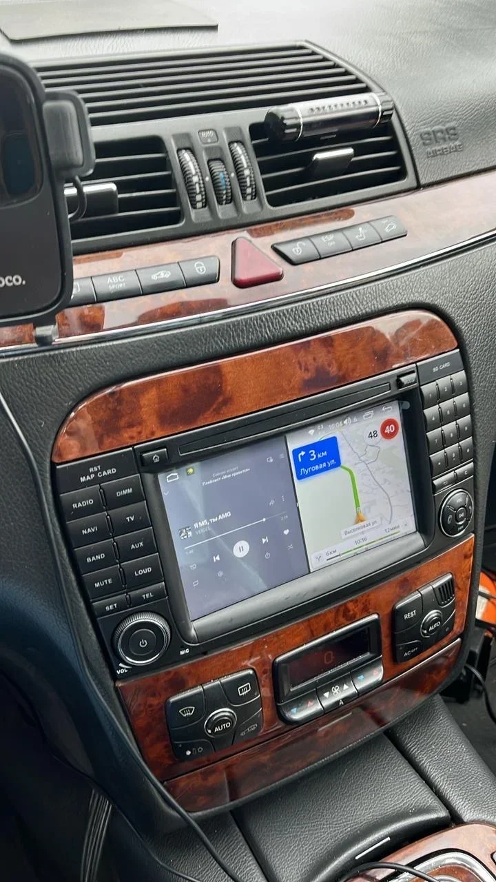 CHSTEK Car Radio For Mercedes Benz S-Class W220 CL-Class W215 S280 S430 Auto Android 13 Carplay Multimedia Stereo GPS WIFI 4G FM