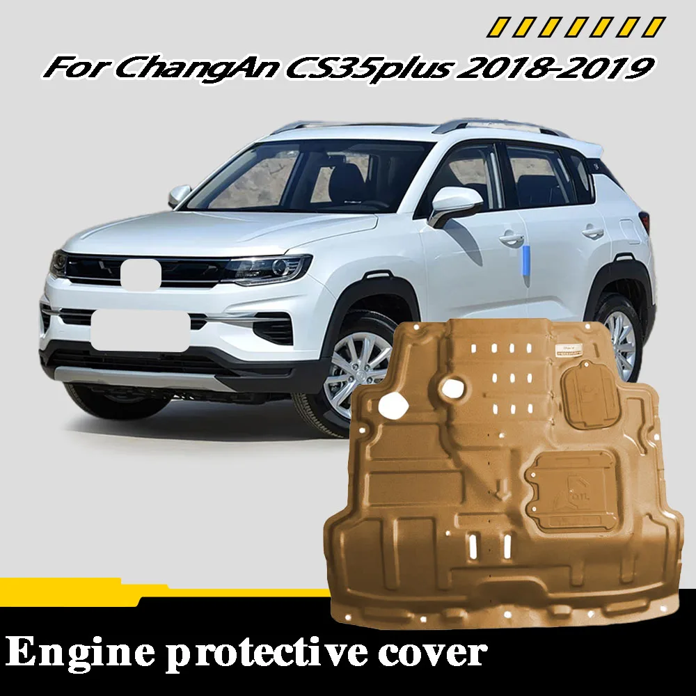 

Front Under Engine Cover For ChangAn CS35plus 2018-2019 Guard Plate Skid Plate Car Engine Protection Panel Mudguard