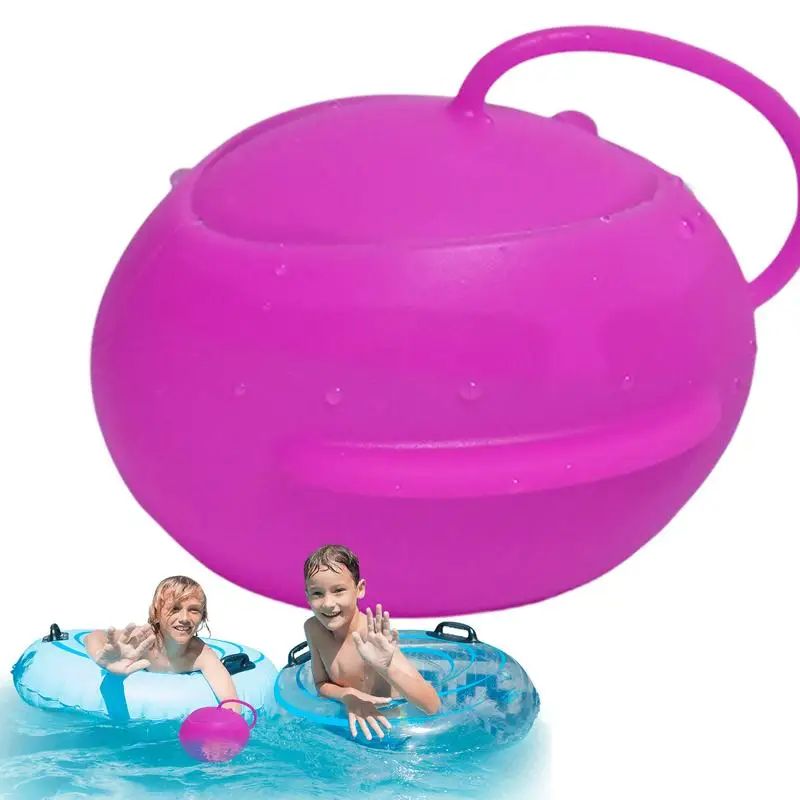 Reusable Water Balloons Self-Sealing Silicone Reusable Water Bombs Outdoor Toys Refillable Fun Balls For Swimming Pool Garden