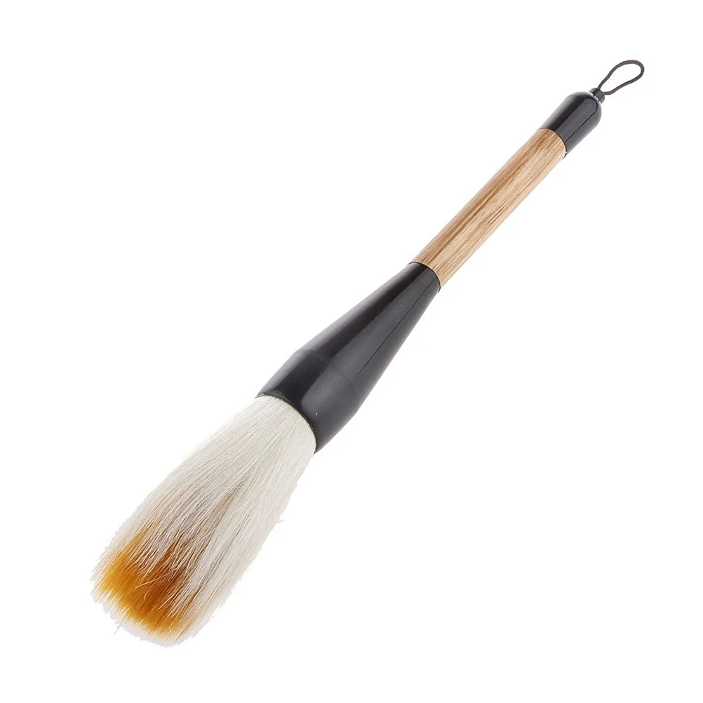 White Goat Hair Short Bamboo Shaft Chinese Writing Brush Calligraphy Brush Sumi Drawing & goat hair drawing brush