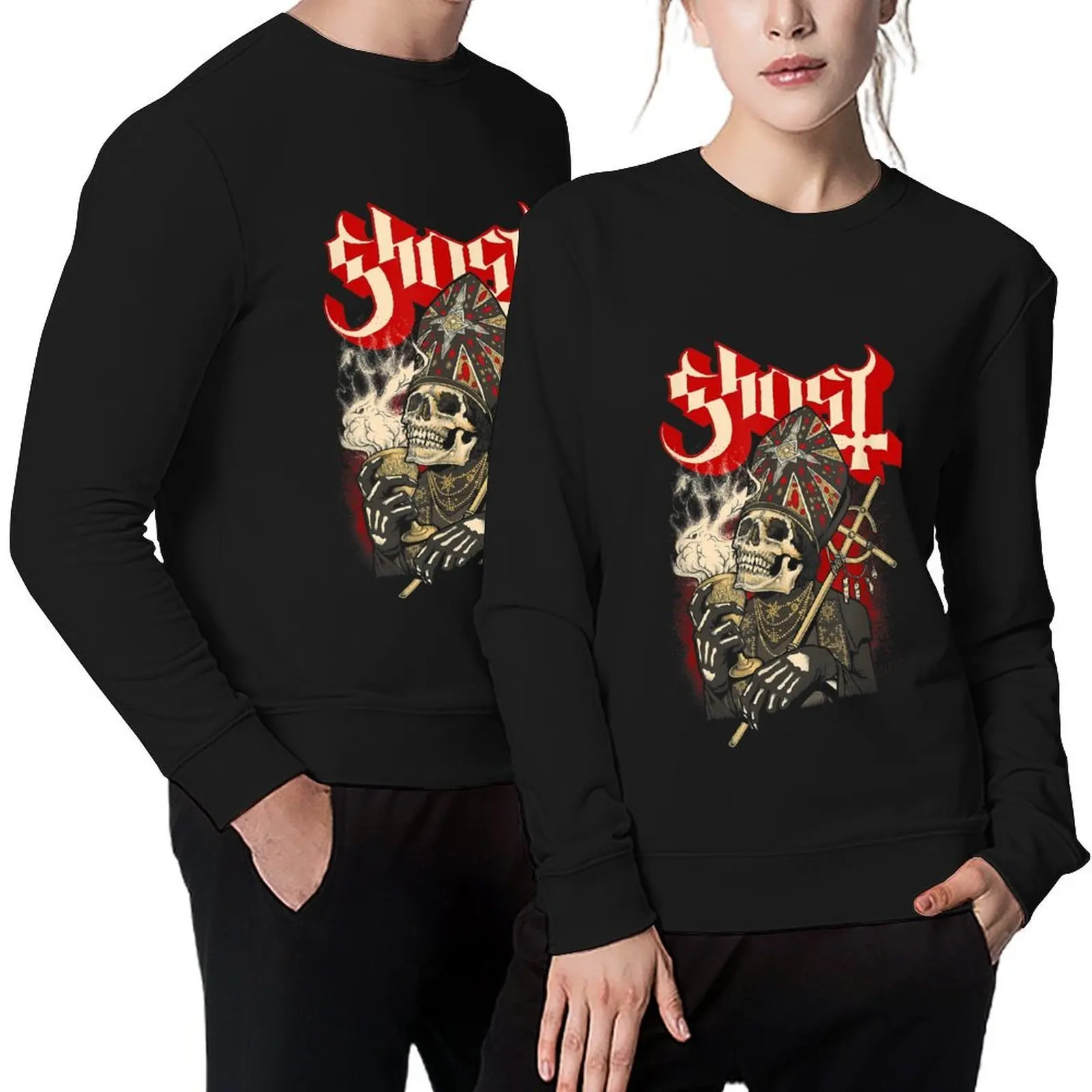 

Ghost Impera Maestro Skull Pullover japanese style mens designer clothes men's coat sweatshirt for men