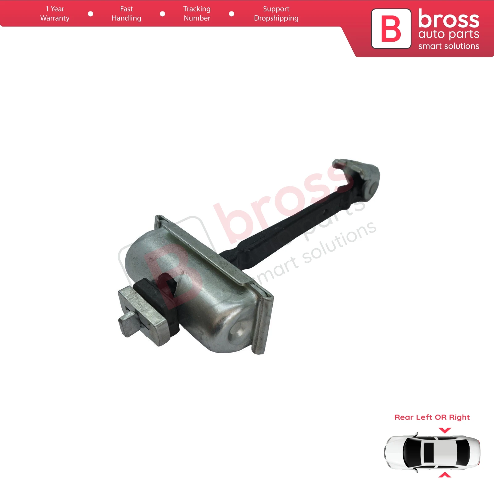 BDP933 Rear Left OR Right Door Hinge Stop Check Strap Limiter 13270612 for Vauxhall Opel Astra J P10 MK6 2009-2015