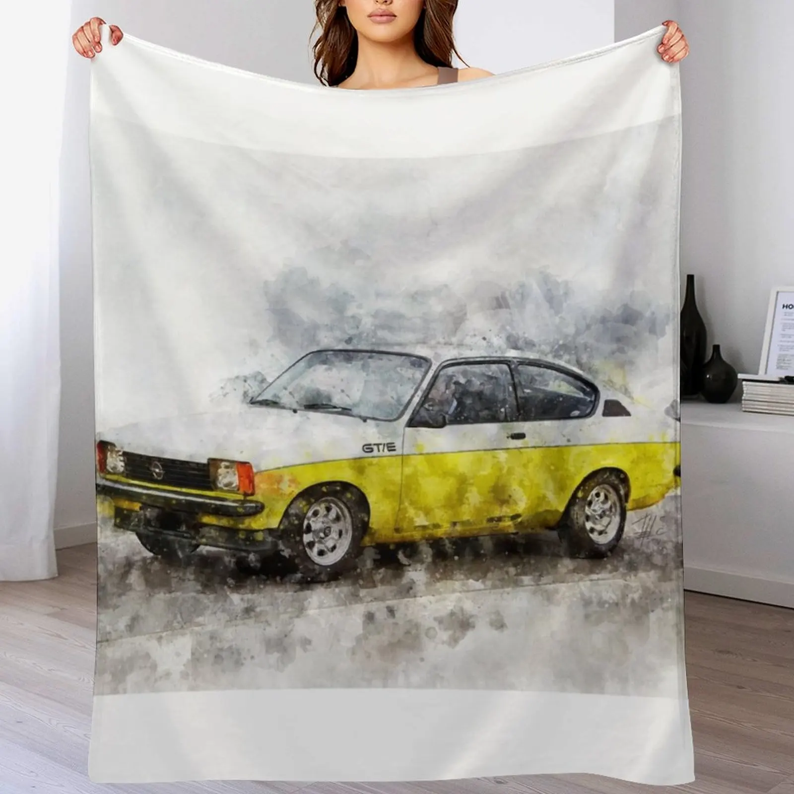 

Opel Kadett GTE Throw Blanket bed plaid warm for winter blankets ands For Baby Blankets