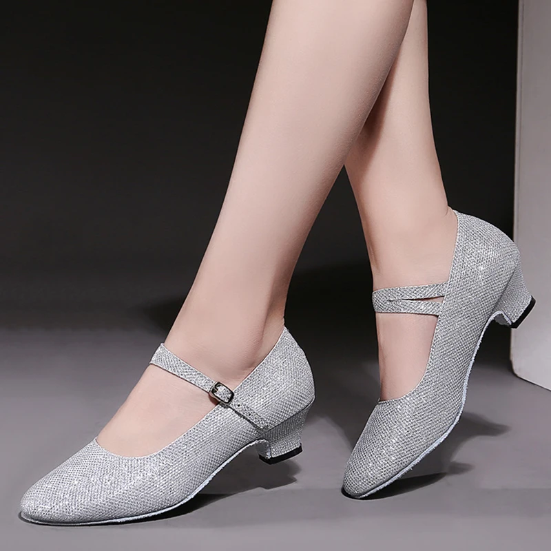 Woman Latin Dance Shoes Tango Salsa Girls Woman Soft Sole Modern Ballroom Dance Shoes Teacher Shoes Oxford Sneakers