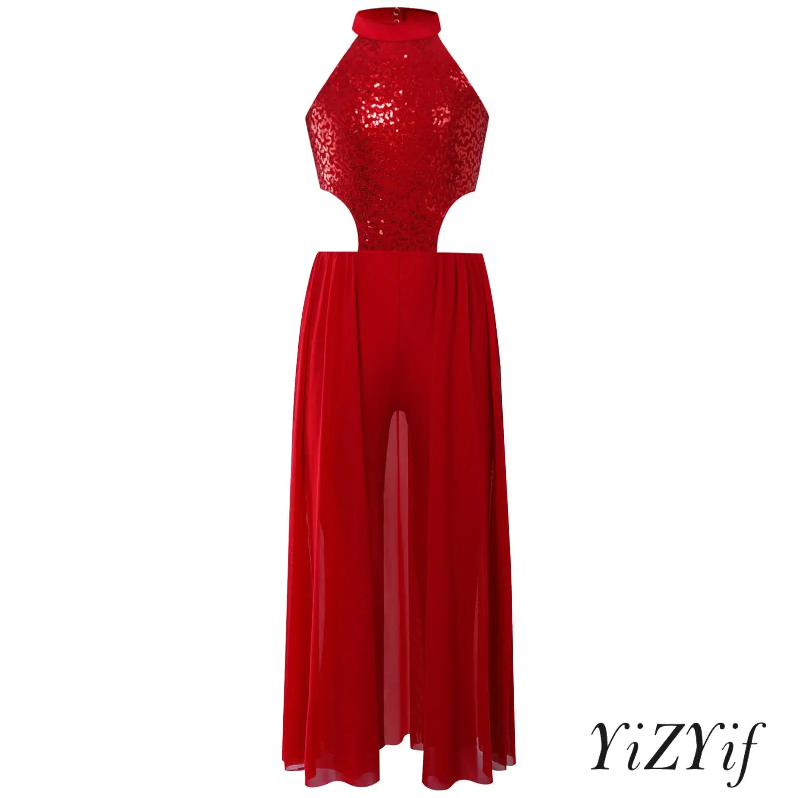 

Kids Girls Latin Sequins Skirted Jumpsuit Fashion Classical Latin Ballroom Dance Costume for Stage Ballroom Dance Performance