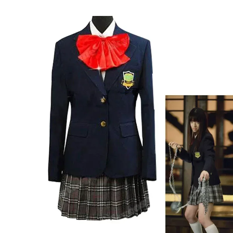 Kill Bill Gogo Yubari Japanese School Girl Cosplay Halloween Costumes Halloween Movie JK Uniform For Women Costume