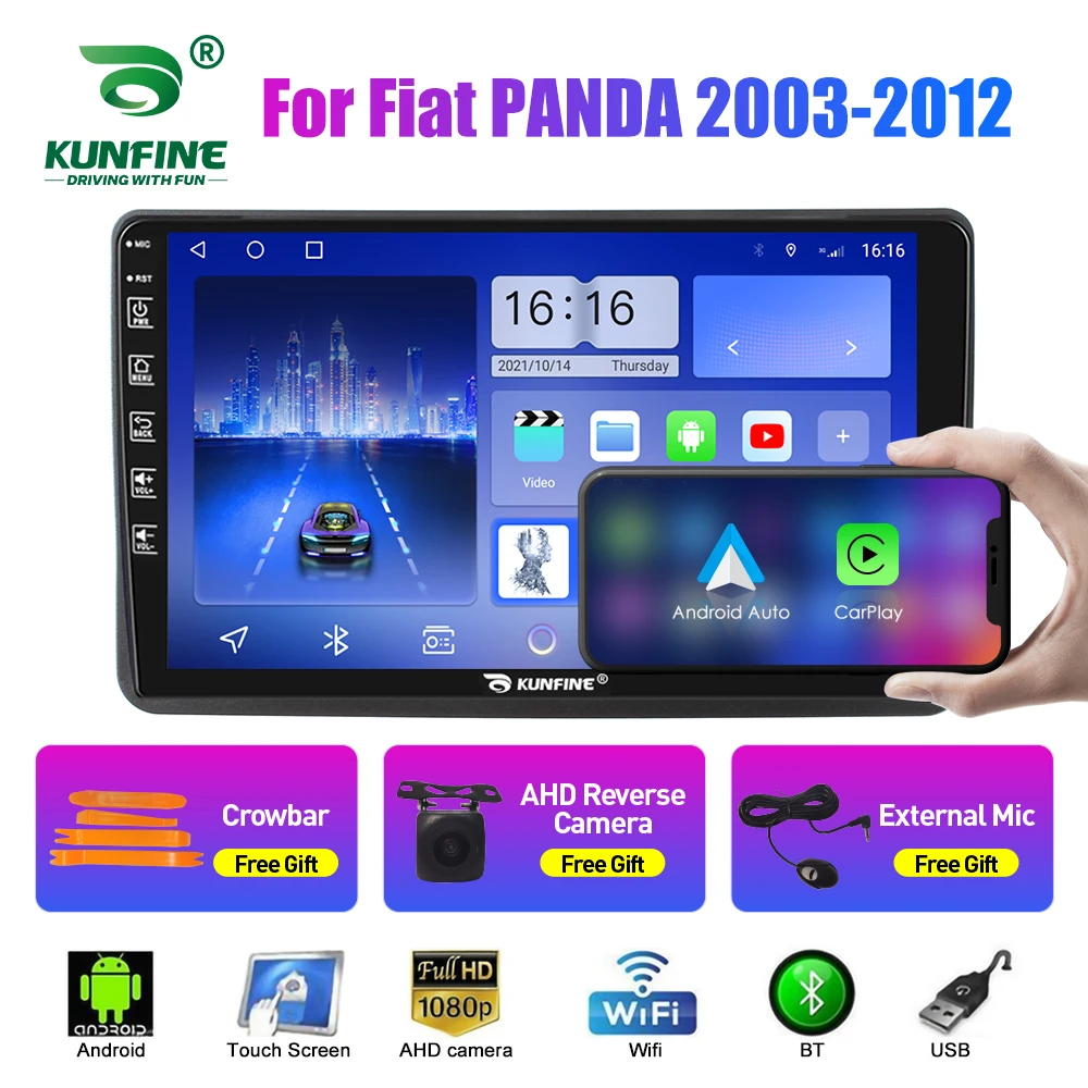 

Car Radio For Fiat PANDA 2003-2012 2Din Android Octa Core Car Stereo DVD GPS Navigation Player Multimedia Android Auto Carplay