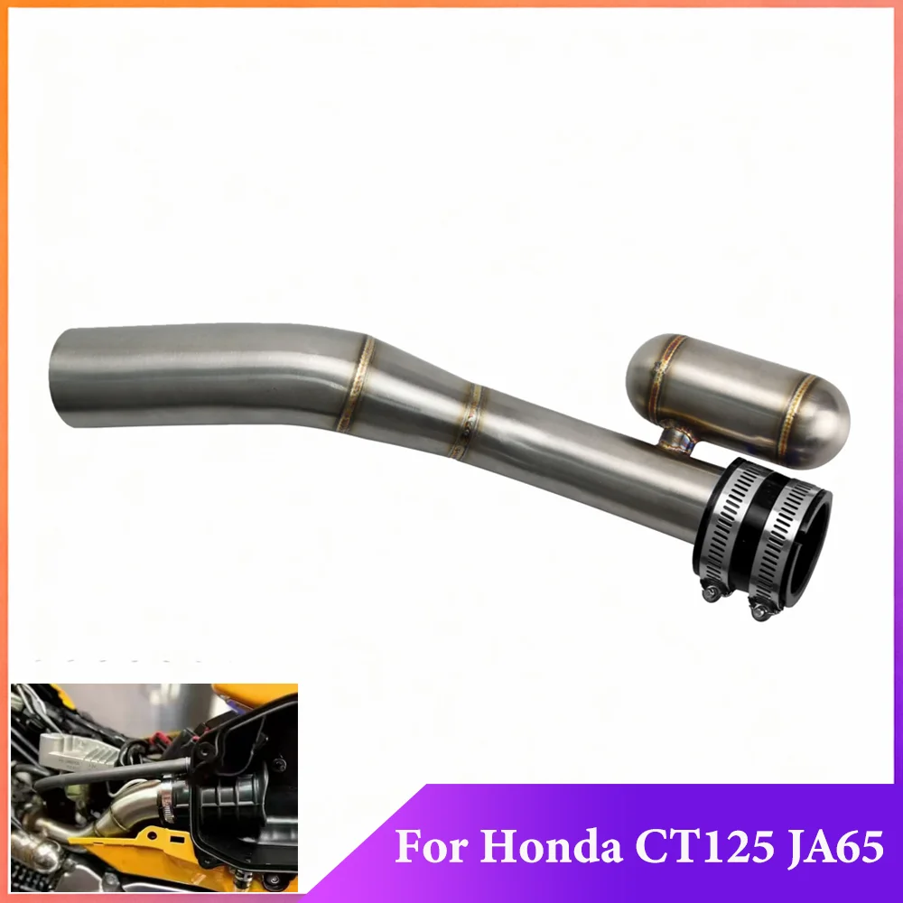 

Motorcycle exhaust link pipe For Honda CT125 CT 125 JA65 Motocross Exhaust Link Pipe Muffler