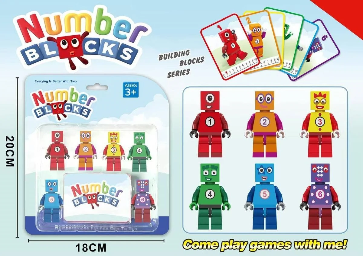 Brandneue Numberblocks Bausatz-Spielzeuge als Geschenk, zur Stärkung Mathematischer Wissen durch Digitale Spiele – Detail 2