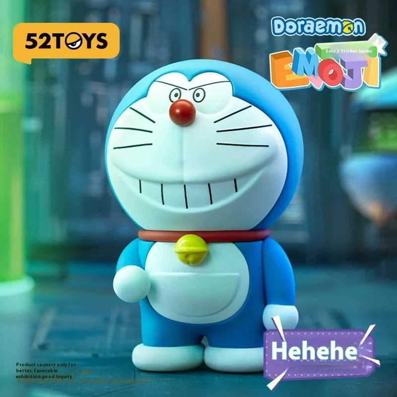 Caliente 52 juguetes Doraemon Expression Pack serie caja ciega lindo hecho a mano clásico modelado marea juguete niños regalo de cumpleaños sorpresa