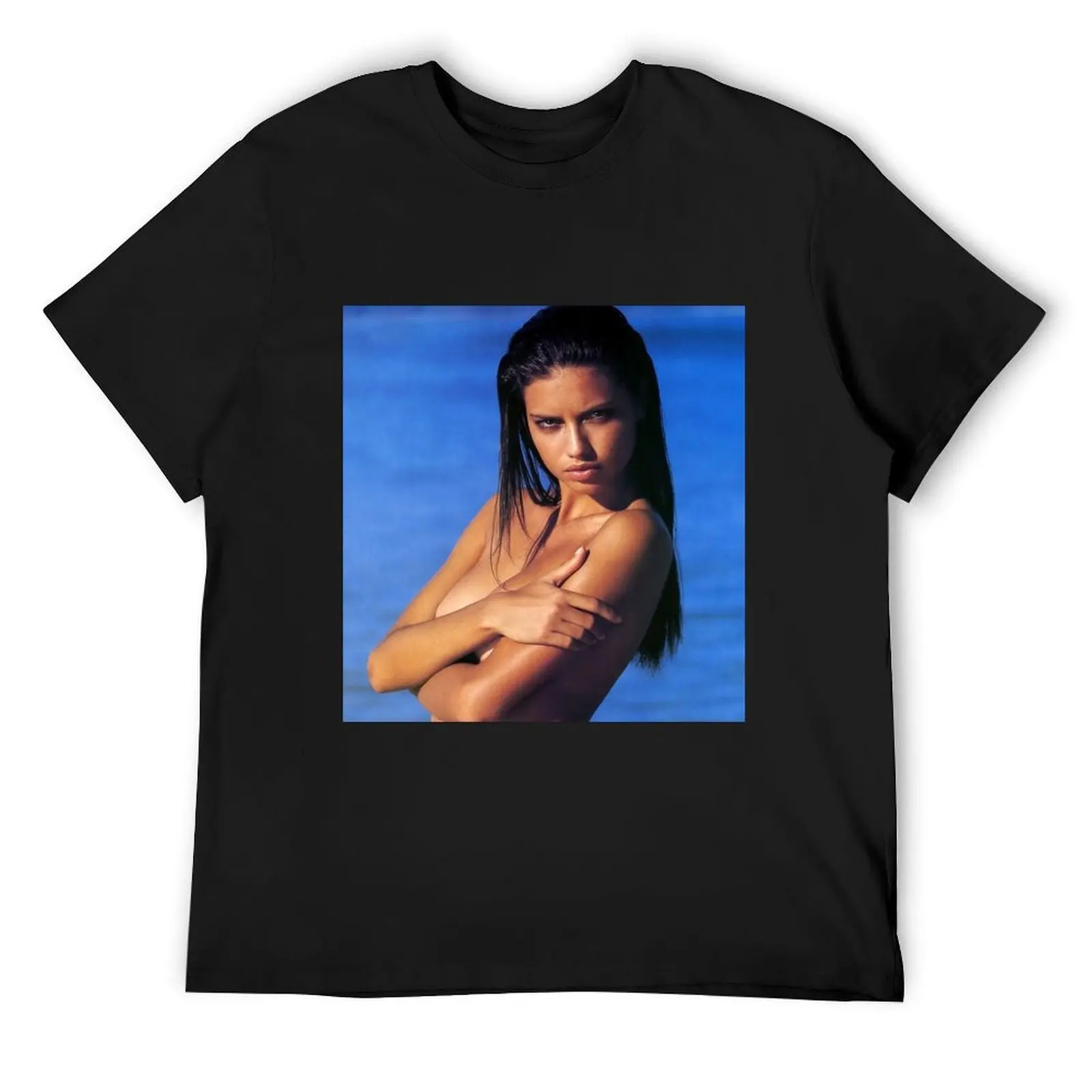 Adriana lima T-Shirt aesthetic clothes shirts graphic tees boys whites baggy shirts men t shirts