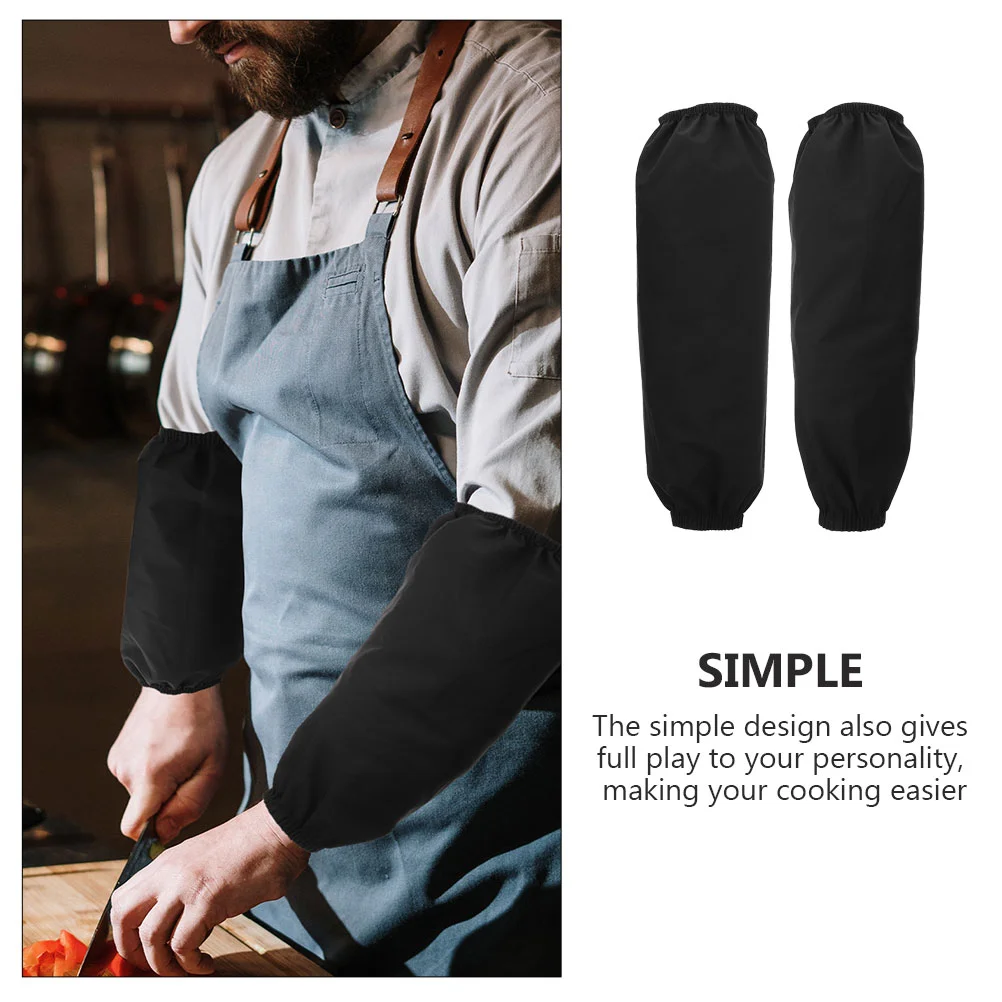 2 Pcs Waterproof Sleeve Oversleeves Arm Reusable Cooking Protector for Men Oilproof Home