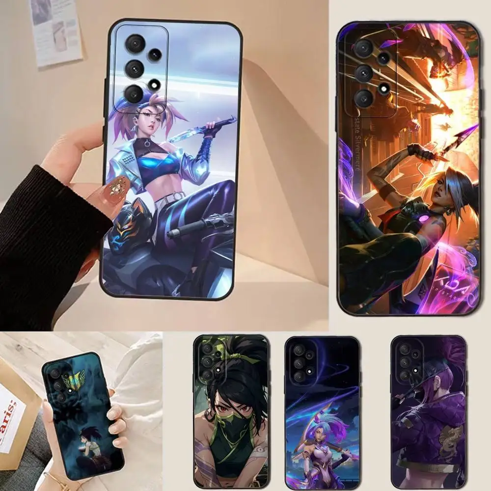 

L-LOLs A-Akalis Phone Case For Samsung Galaxy A13,A21s,A22,A31,A32,A52,A53,A71,A80,Soft Black Shell