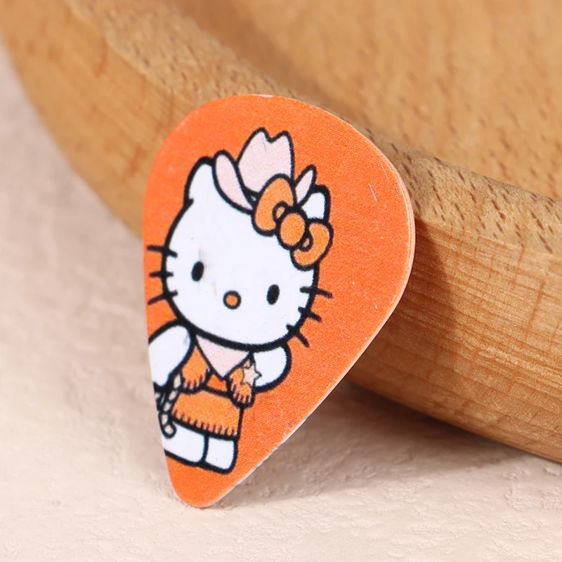 Sanrio-Palhetas Hello Kitty Guitarra Elétrica, Baixo Suave, Acústico Instrument Acessórios, Presente Kawaii, Escolha Ferramentas, 10Pcs