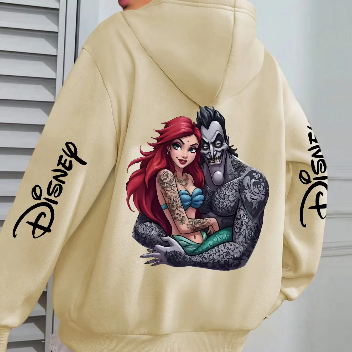 Disney Element Maglione con cappuccio Modello Stampa Sport Comodo Carino Casual Vita quotidiana