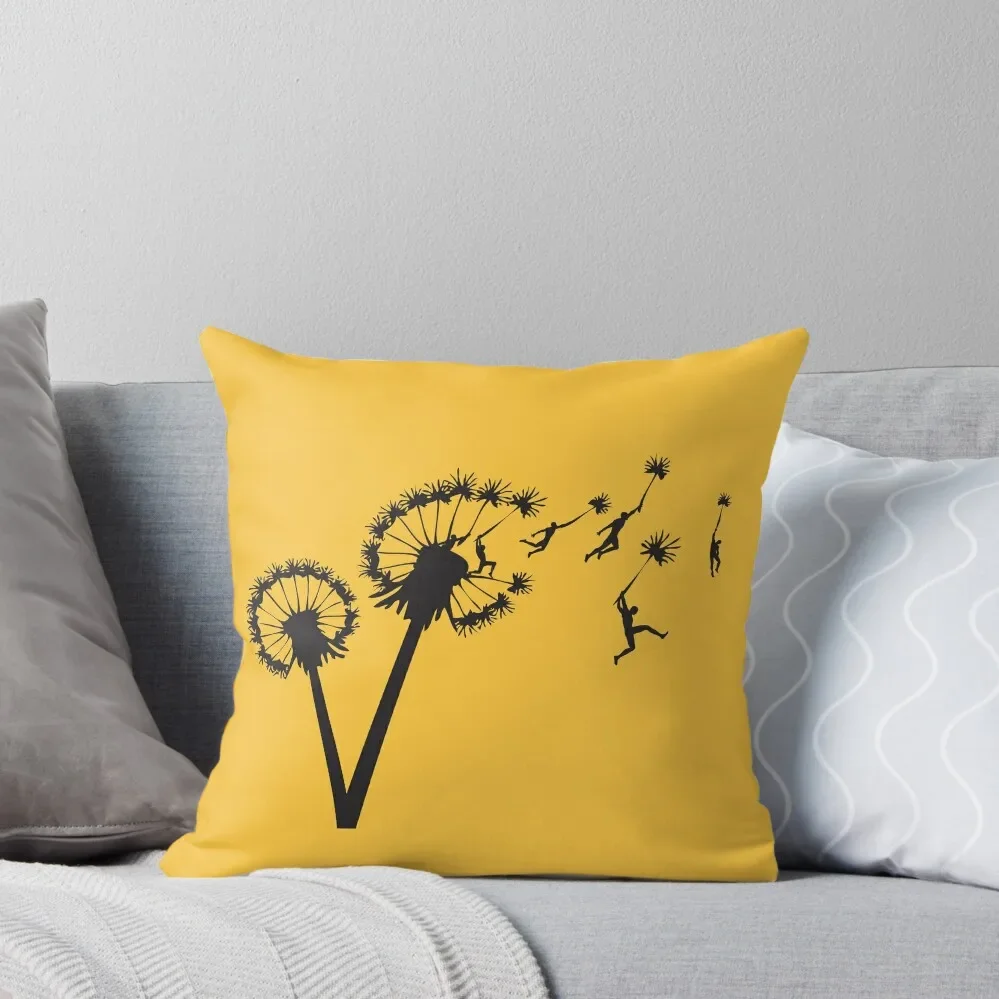 

Dandylion People Flight Throw Pillow