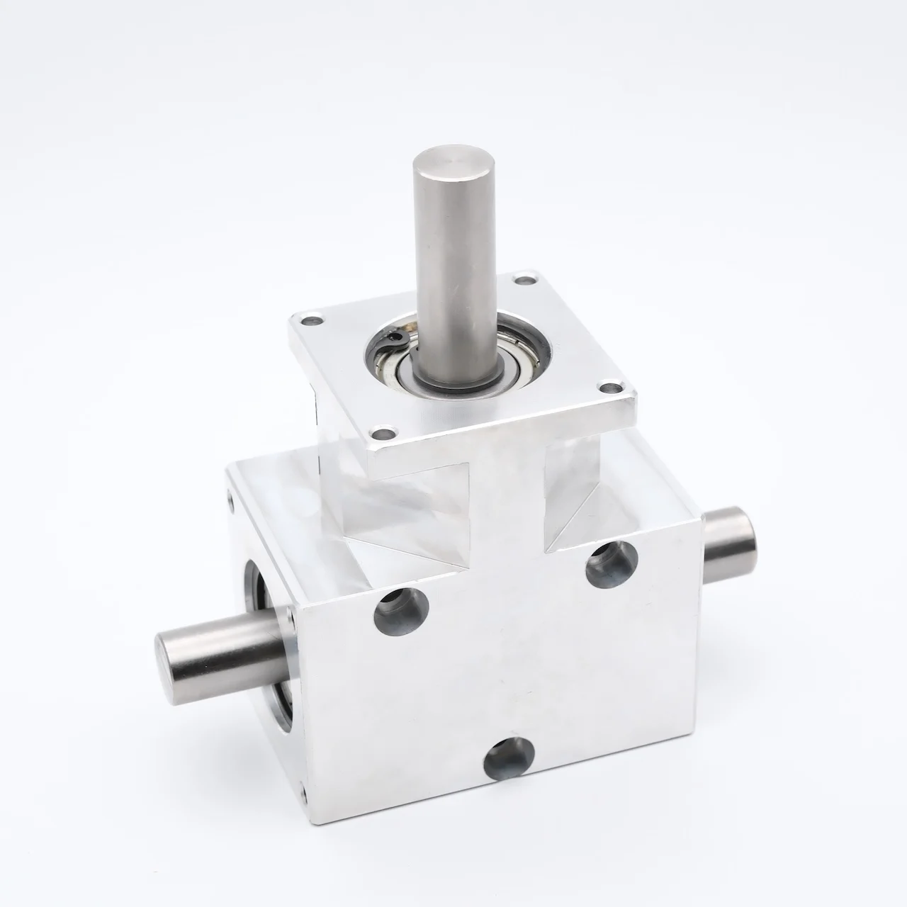 1: 1 Small Corner Device Spiral Bevel Gear 12MM Dual Output Shaft Differential Assembly Gearbox 1M 25T 2000RPM