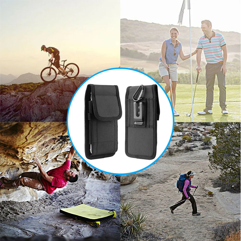 

Black With Belt Clip For Phone Phone Pouch Pouch Wallet Case Cell Phone Holder Mobile Phone Bags