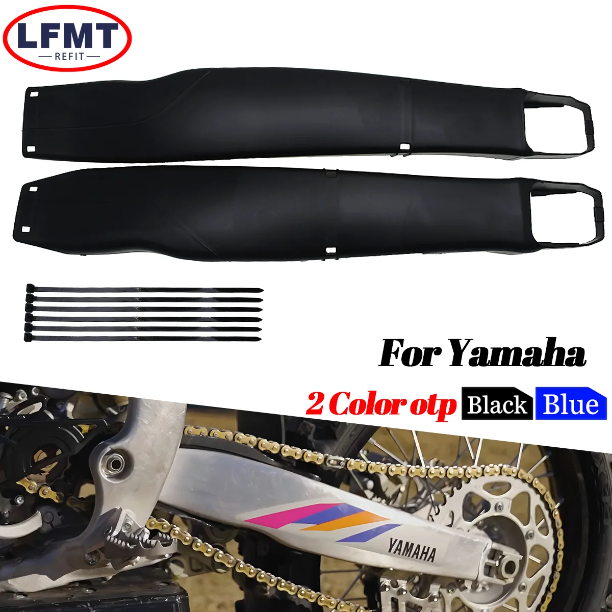 Für Yamaha YZ125 250 YZ250F 450F YZ250FX 450FX 250X WR250F WR450F Motorrad Schwingenschutz Schwingarm-Schutzabdeckung