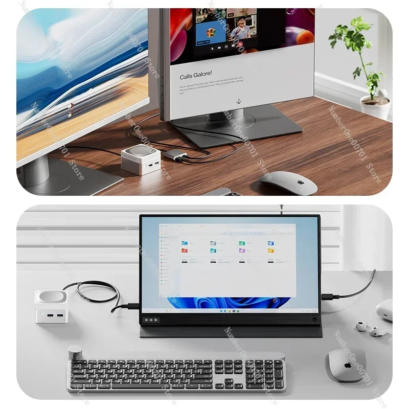 كمبيوتر صغير SZBOX Alder Lake N100 DDR5 4800Mhz 12GB 512GB NVMe SSD Windows 11 Pro WIFI BT كمبيوتر الجيب المكتبي #4