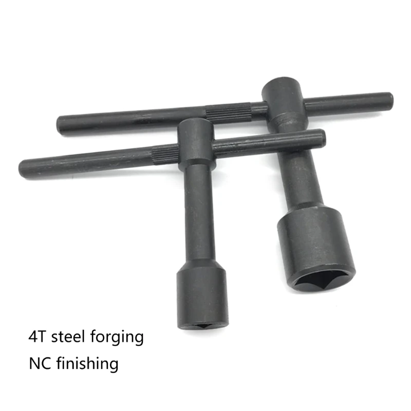 45# Steel Screw Wrench 8mm 10mm 12mm Lathe Bed Frame Screw Wrench Inner Square Spanner Tool for Engraving Machine M4YD
