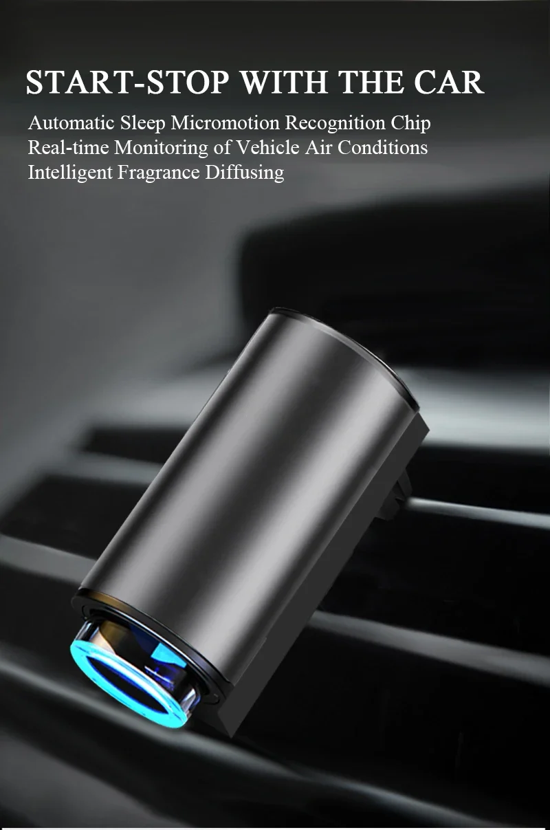 Elektrische Aroma Diffusor Lufterfrischer Im Auto Air Vent Nebel Luftbefeuchter Für Entfernen Gerüche Auto Innen Auto Zubehör – Detail 4