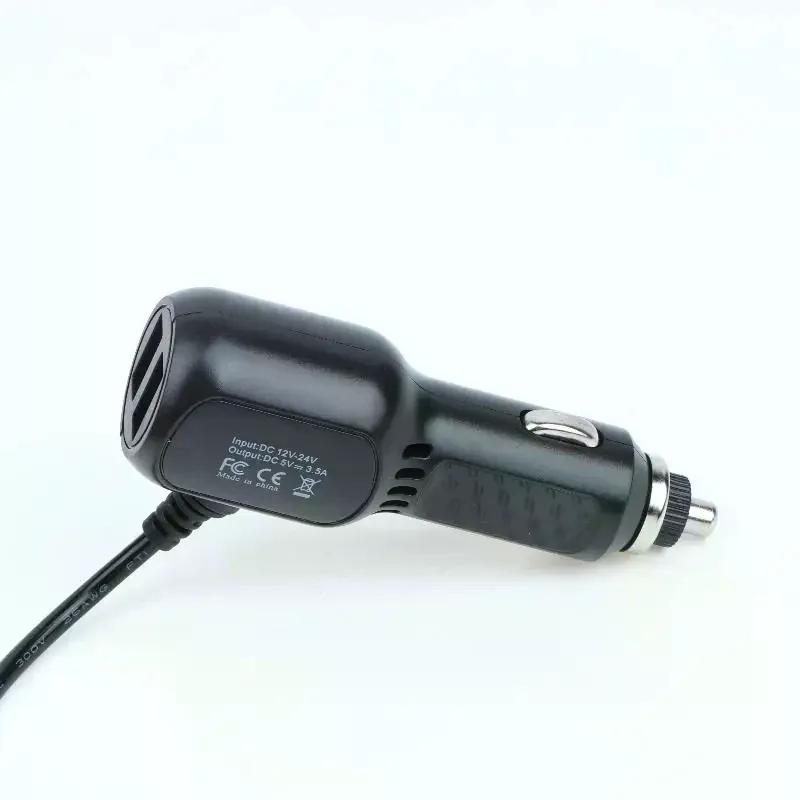 Flame Retardant Type C USB Car Charger Adapter 1Pcs for Cellphone Dash Cam Car Radar Detector