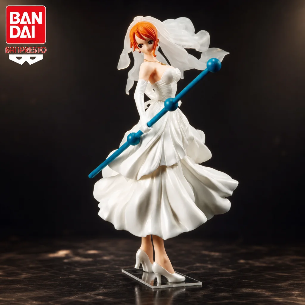 in stock BANDAI Original BANPRESTO ONE PIECE Nami BFC SCultures action figure Model Doll Brand New Boxed Garage Model toys