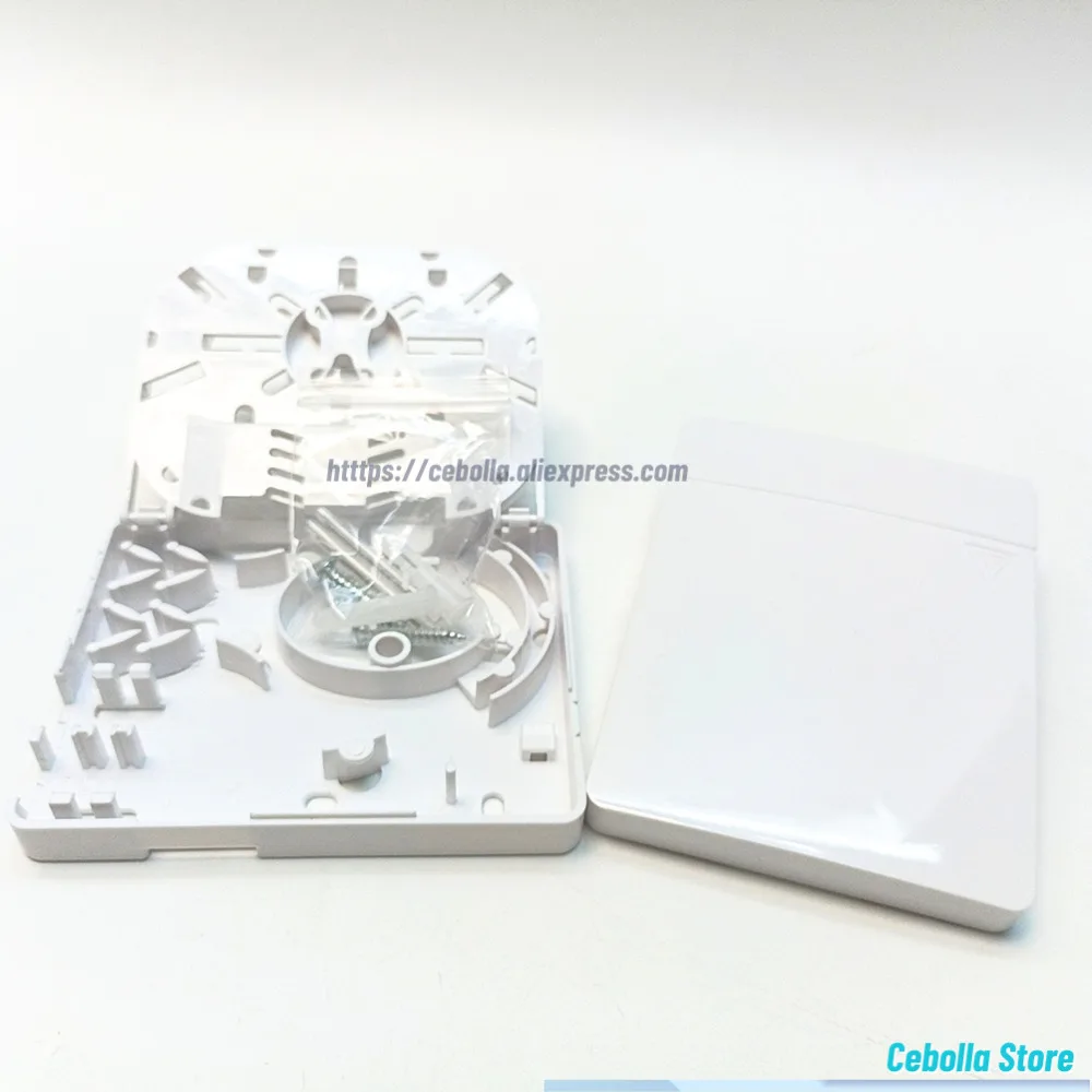 

5pcs Optical Fiber Panel Box 2 Ports Core FTTH Optic Termination FTTH 2 Ports Optical Fiber Panel Box With Connectors