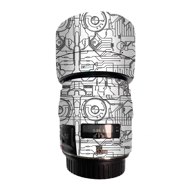 المضادة للخدش فيلم لكانون EF85 F1.8 عدسة الجلد ل EF 85 مللي متر f/1.8 USM واقية ملصق 85 1.8 التفاف غطاء 85F F1.8