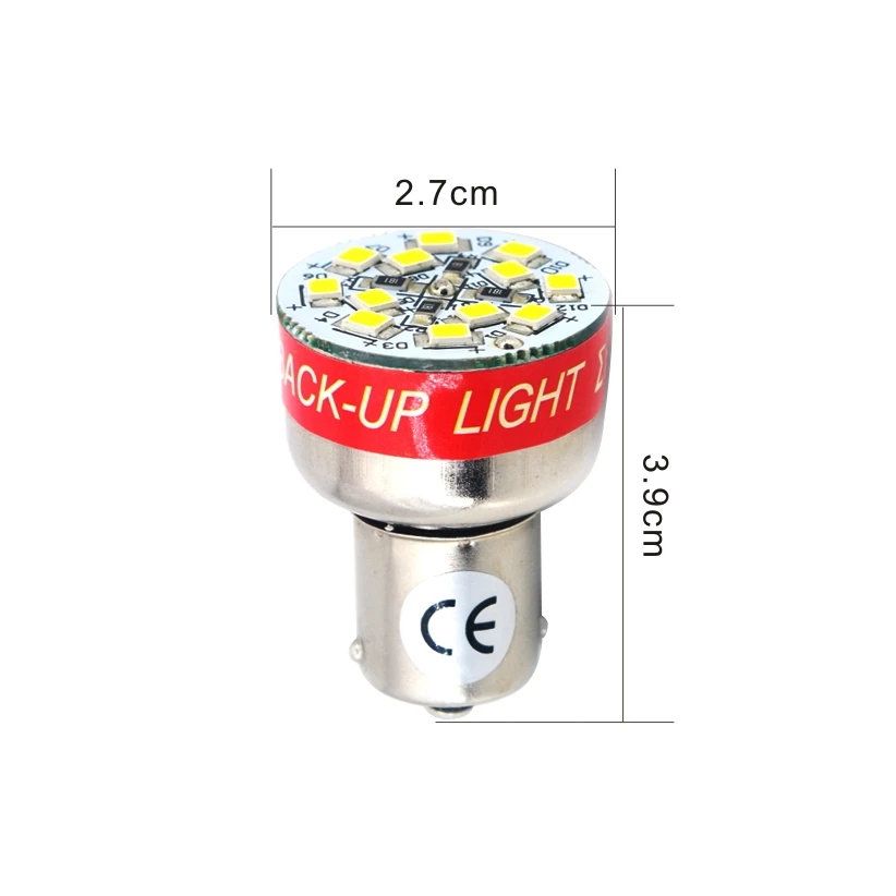 초고휘도 12-SMD-LED 사운드 및 조명 후진등 1개, P21W/1156/Ba15S 베이스. 이 제품은 기존 후진등을 대체하며, 후진 시 차량 뒤에 있는 사람들을 효과적으로 경고합니다. P21W/1156/Ba15S 인터페이스에 적합한 LED 조명 교체 제품입니다. 후진 시 105데시벨 경고음이 발생하여 안전을 보장합니다. 썸네일 5