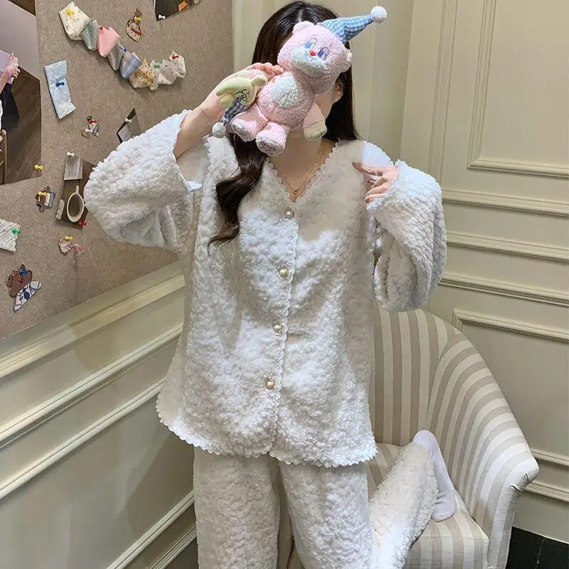 

Fashion Homewear Sexy Pajama Set Ladies Two Pieces Outfits Women's Fashion Homewear Women Tracksuit Ladies Two Pieces