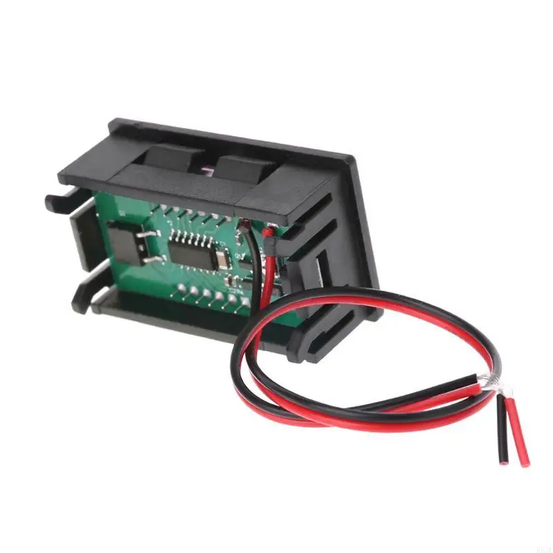 

R53F Meter Voltmeter 2 Wire LED Display Panel Tester for Motorcycle Car