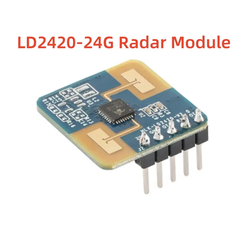 LD2420 Sensore radar a onde millimetriche 24G Modulo micro movimento intelligente per il corpo umano Banda ISM Alta sensibilità Basso consumo