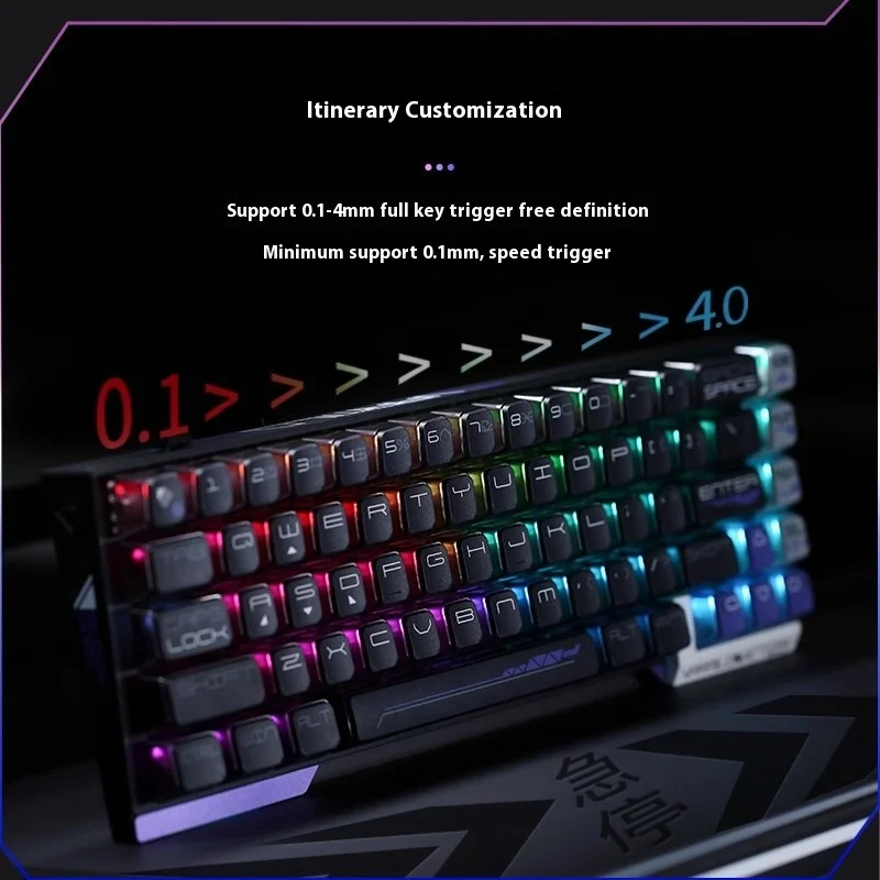 Varmilo Amiro Victory Esports لوحة مفاتيح محور مغناطيسي ، سلكي ساخن قابل للتبديل ضوء Rgb ، 67 مفتاح ، جميع سبائك الألومنيوم ، هدية Rt Boy