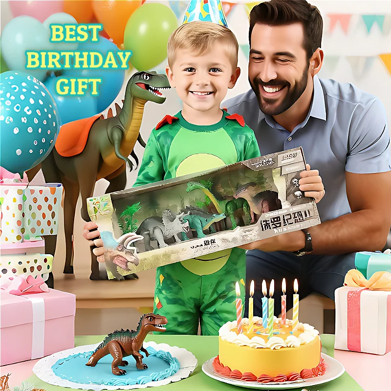 Dinosaur World Kinetic Play Set, Walking Cute Animal Toys, Moving Dinosaur Educational Toys, playset interattivi per bambini