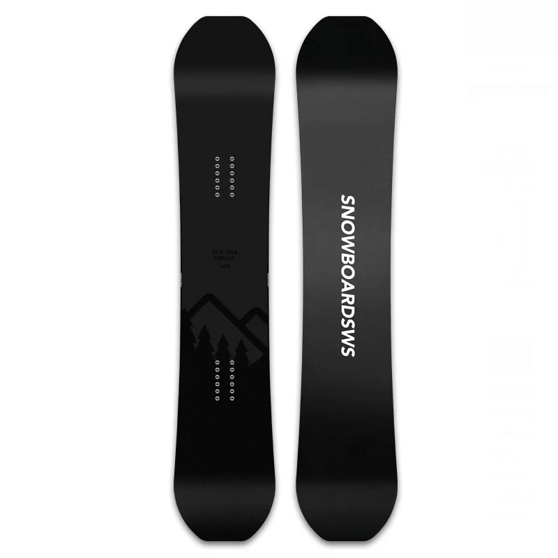 

2025 Freestyle Adult Men's and Women's Winter Sport Snowboard Equipment Carved Flat Flower Board