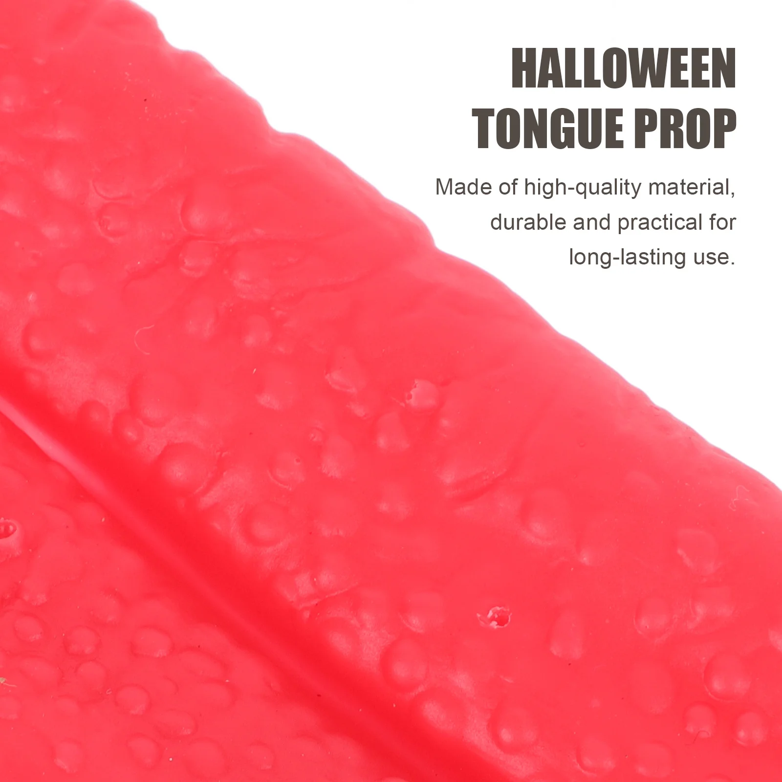 

3pcs Red Long Tongue Props Halloween Party Costume Creative Cosplay Fake Artificial Tongue Festival Scary Stage Prop Novelty Gag