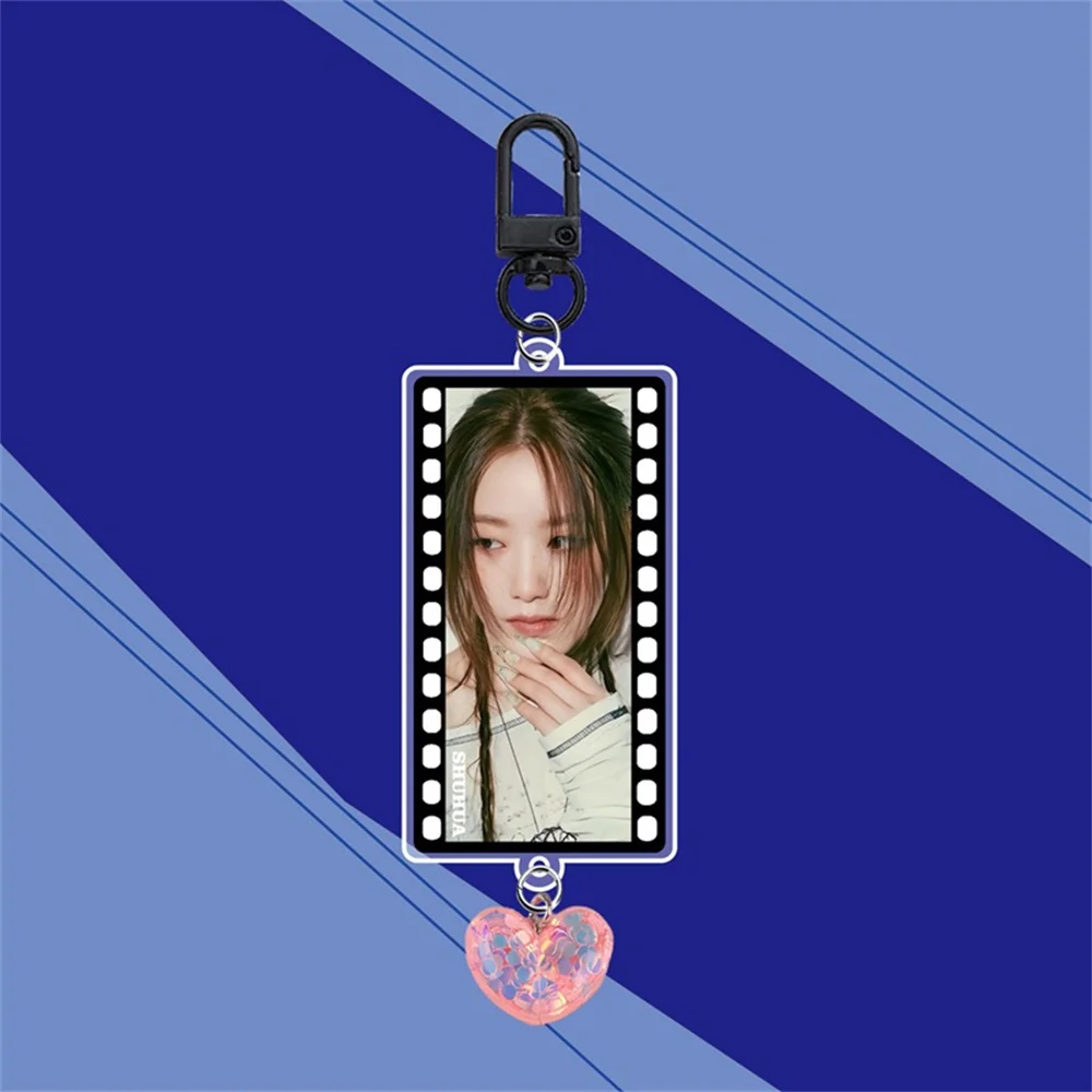 KPOP (G)I-DLE Keyring YUQI Acrylic Figure Keychain SOYEON MIYEON MINNI Bag Pendant  Backpack Accessories Ornament Fans Gift