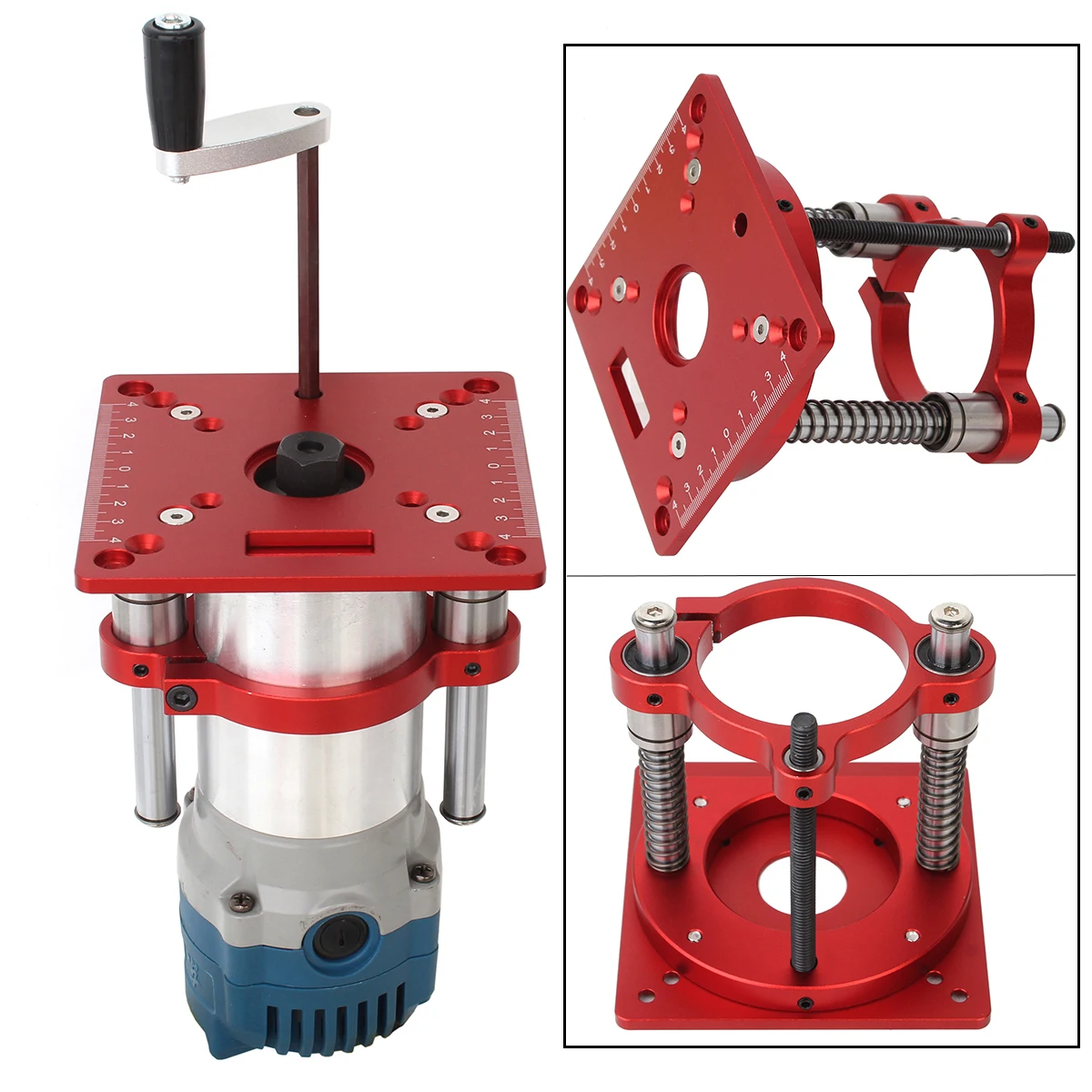 

Алюминиевая вставная пластина стола фрезерного станка, мини-квадратные деревообрабатывающие скамейки, откидная пластина фрезерного станка, многофункциональный гравировальный стол для обрезки