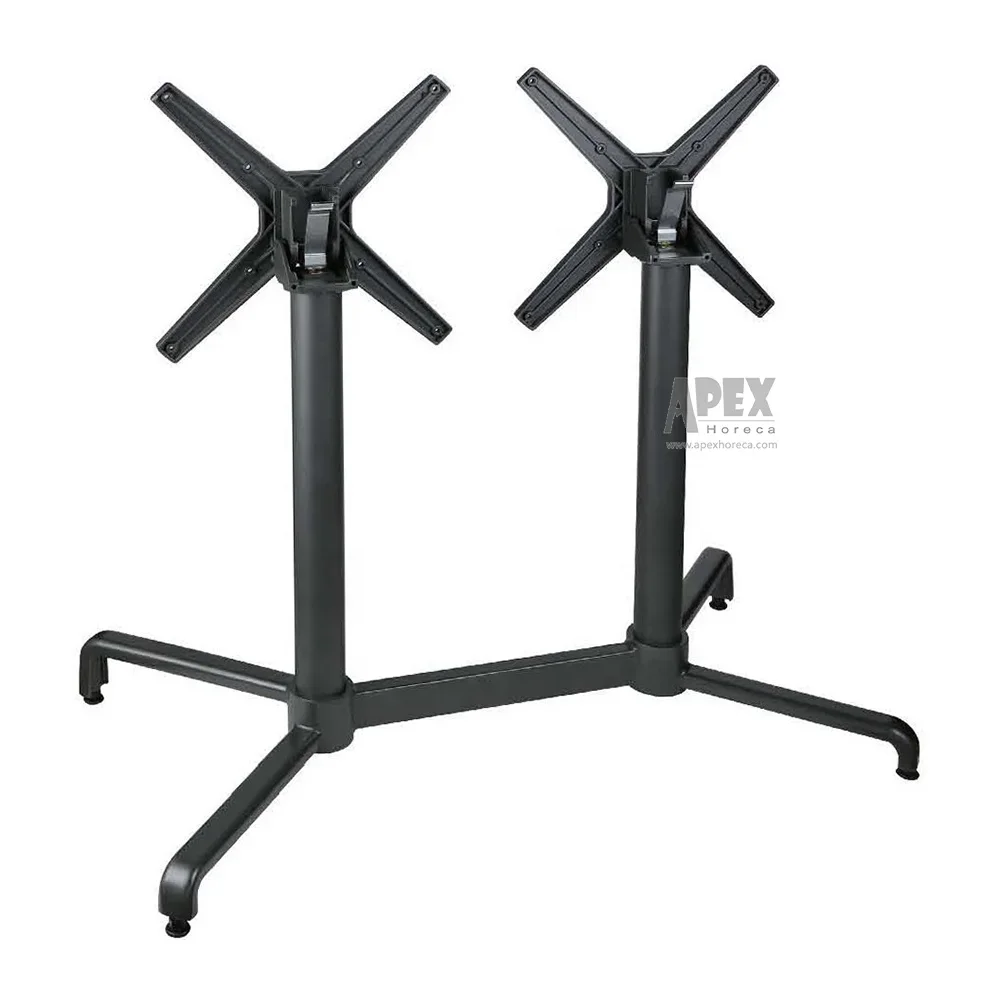 

Indoor Outdoor Garden Powder Coating Sofa Furniture Legs Folding Two Way Table Base