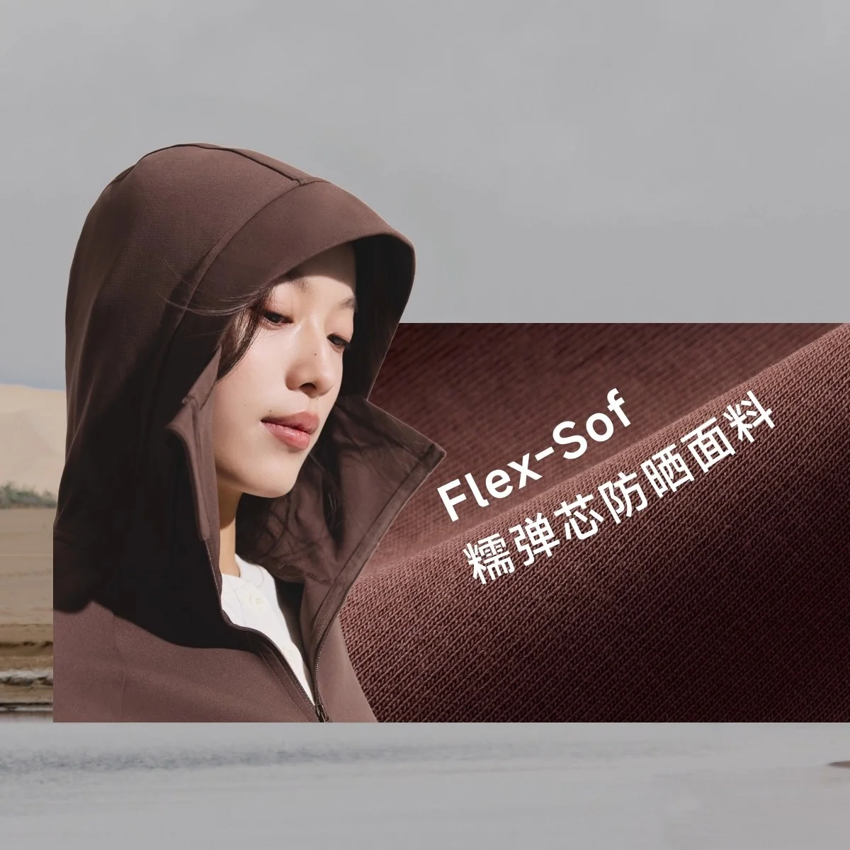 Banana Le Cotton Feel Dames Losse Fitn-kleding Casual bovenkleding UV-bescherming Lente Herfst Seizoen Ritssluiting Lange...