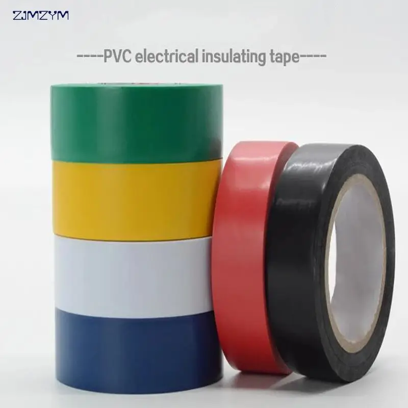 1PC 6 colors 16mm*10y(9.2M) waterproof insulation electrical tape electrical flame retardant PVC tape Repair Bonding Tools